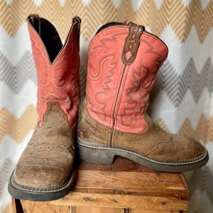 Justin Boots Gypsy Cowboy Boots Women’s Size 8.5